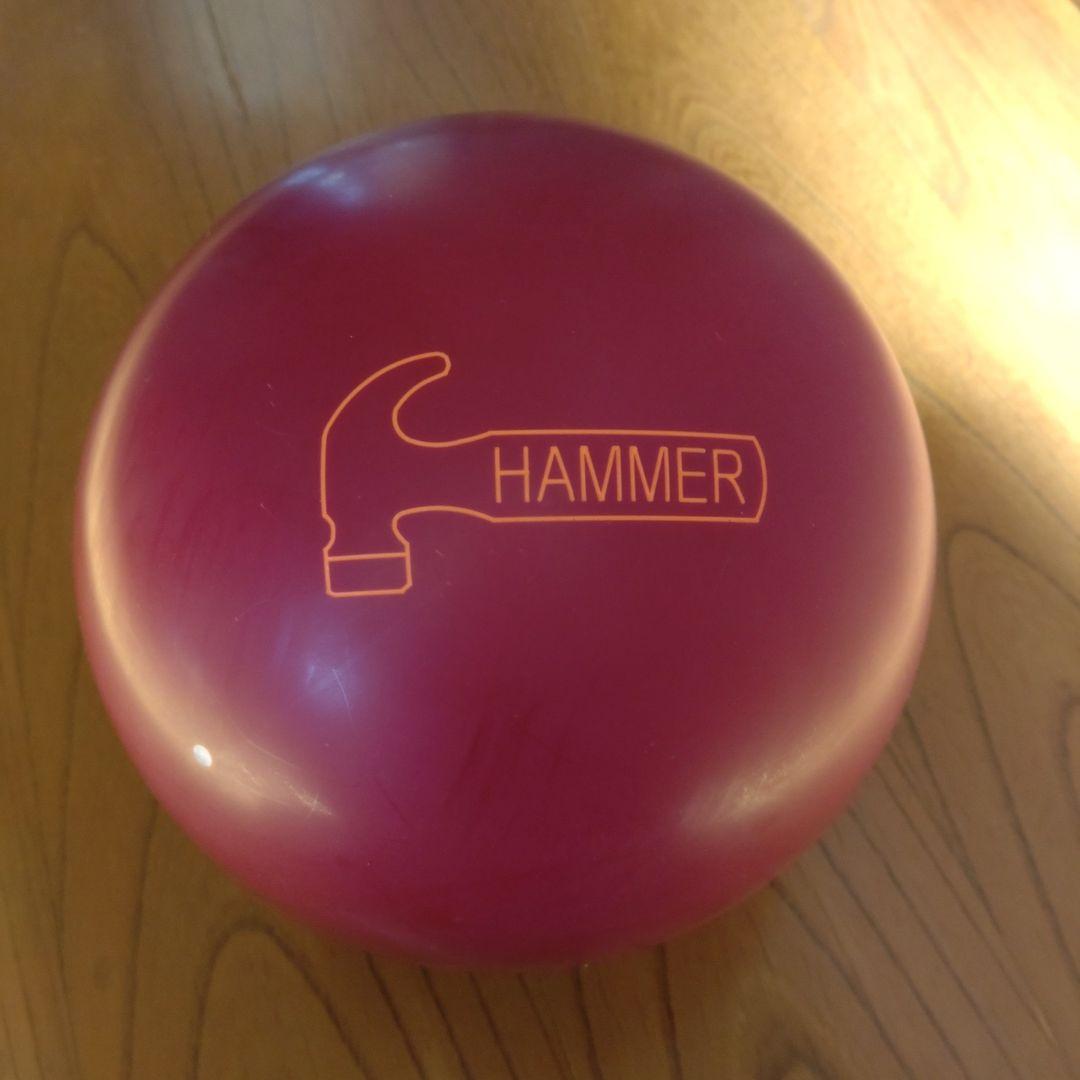 お*キ様 ハンマー 3D OFFSET ボウリングボール 赤　15P4 新品未使