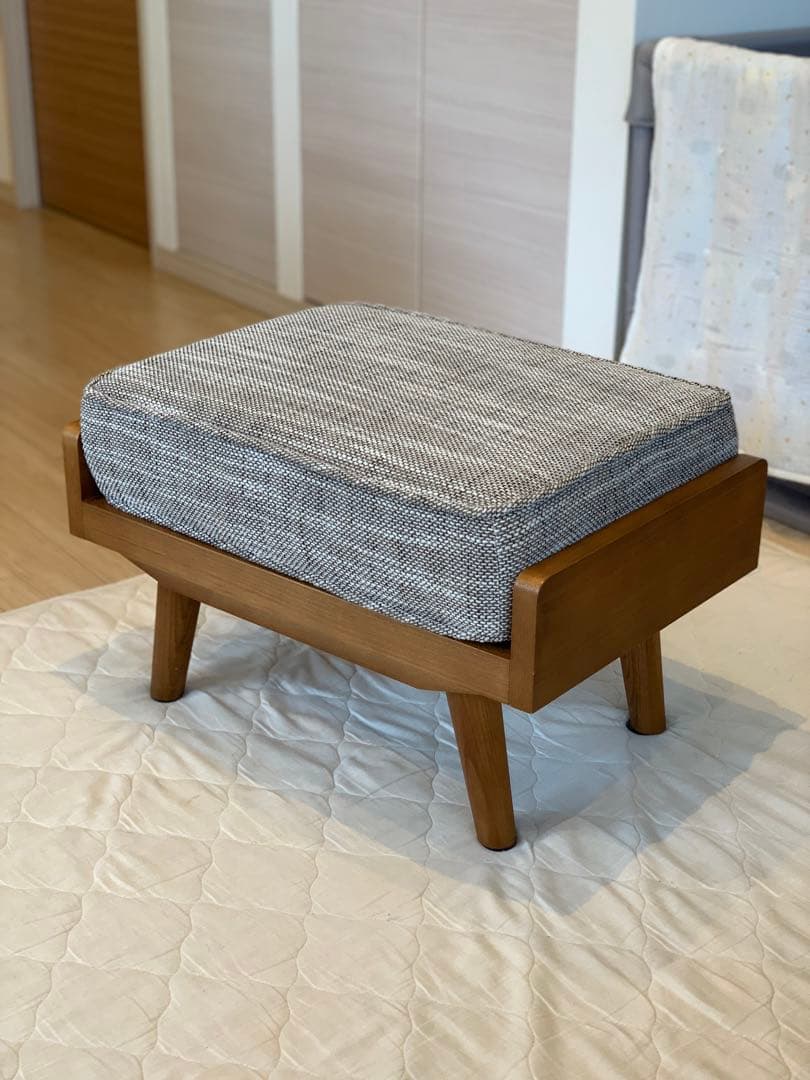 unico（ウニコ）　ALBERO（アルベロ）　オットマン　ウォールナットカラー