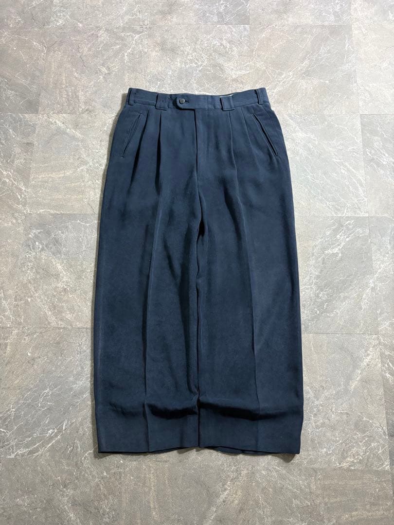 パンツ 90s BALENCIAGA gabardine wide slacks