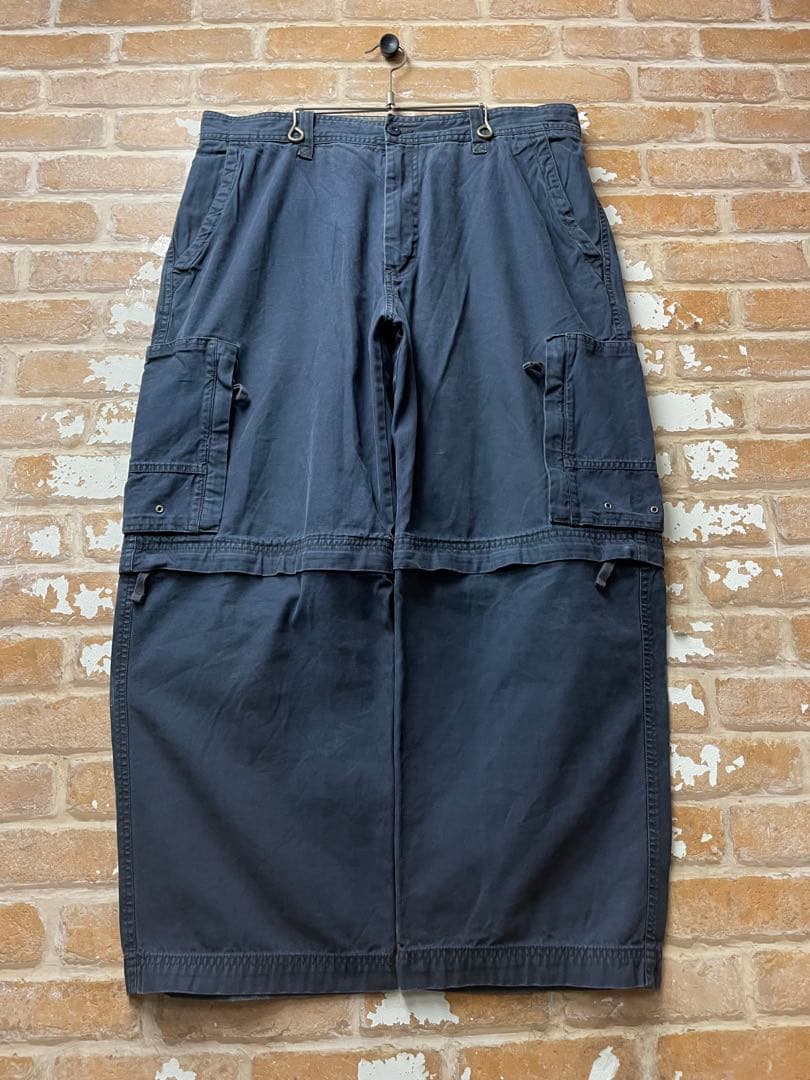90s OLD NAVY カーゴパンツ オールドネイビー　2way ネイビー