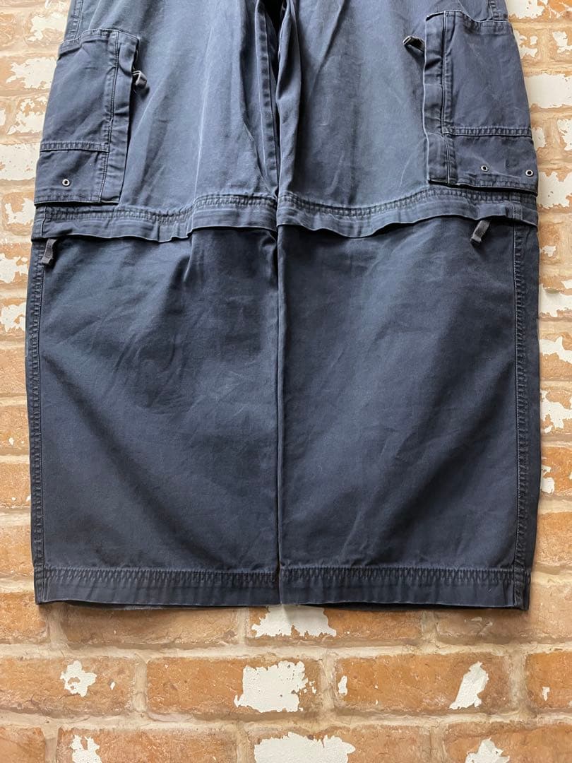 90s OLD NAVY カーゴパンツ オールドネイビー　2way ネイビー