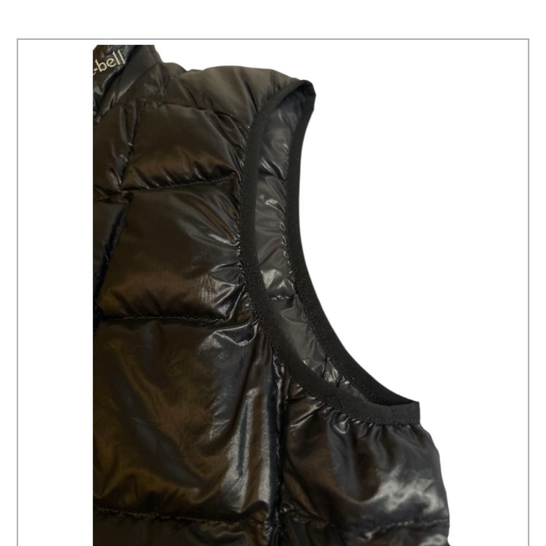 【mont-bell 】ダウンベスト ブラック 黒XL 肉厚　美品