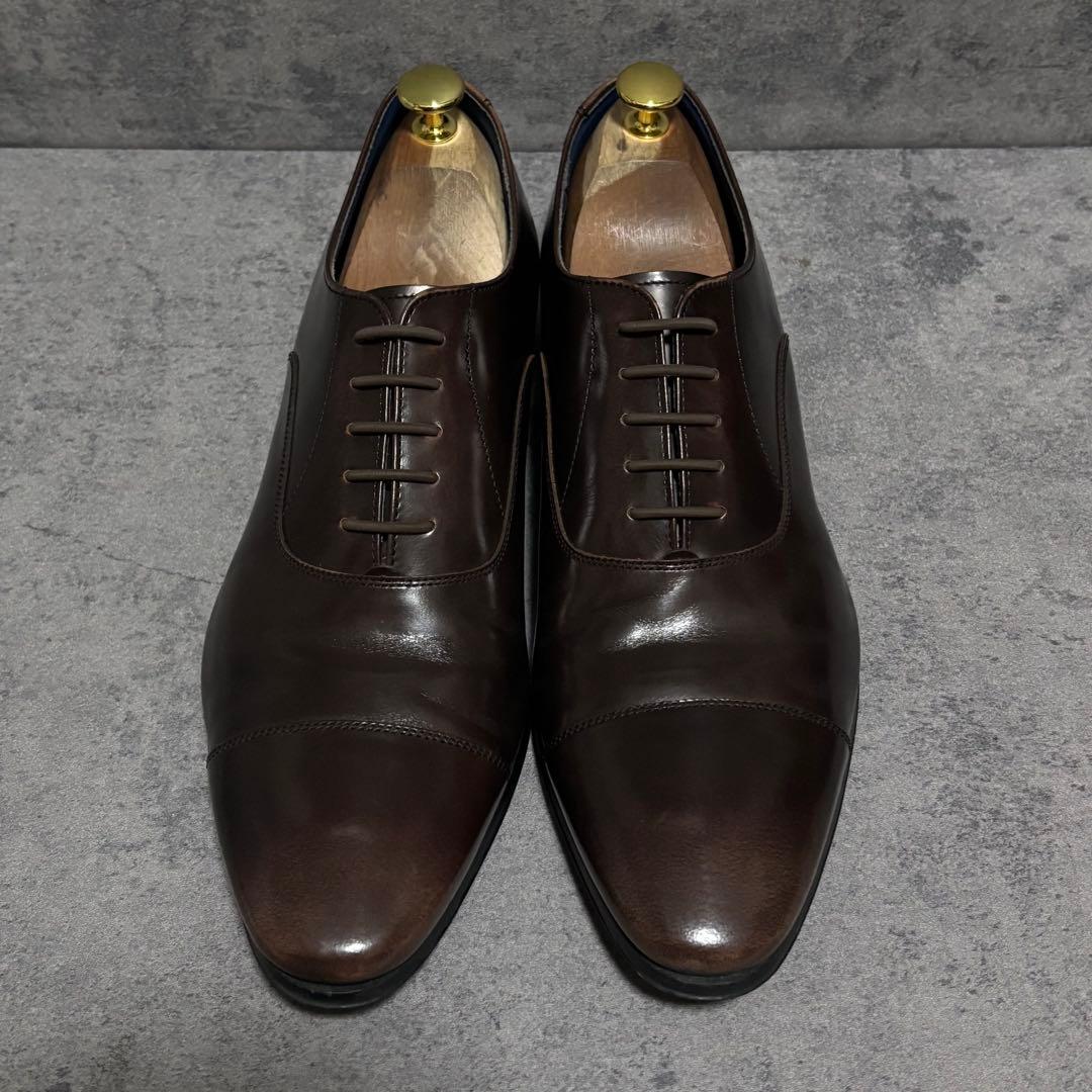 未使用級　リーガル　ビジネスシューズ　キャップトゥ　ブラウン　21VR　2228