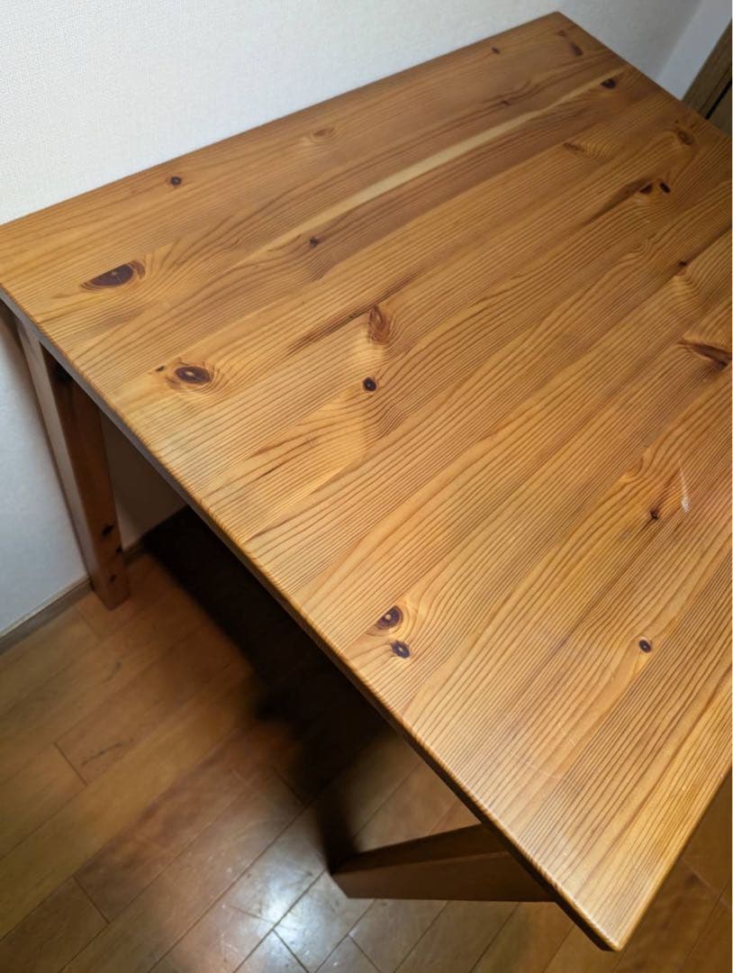 ■送料込■無印良品 ドレッサー パイン材 デスク コスメ台 化粧 鏡 卓上ミラー