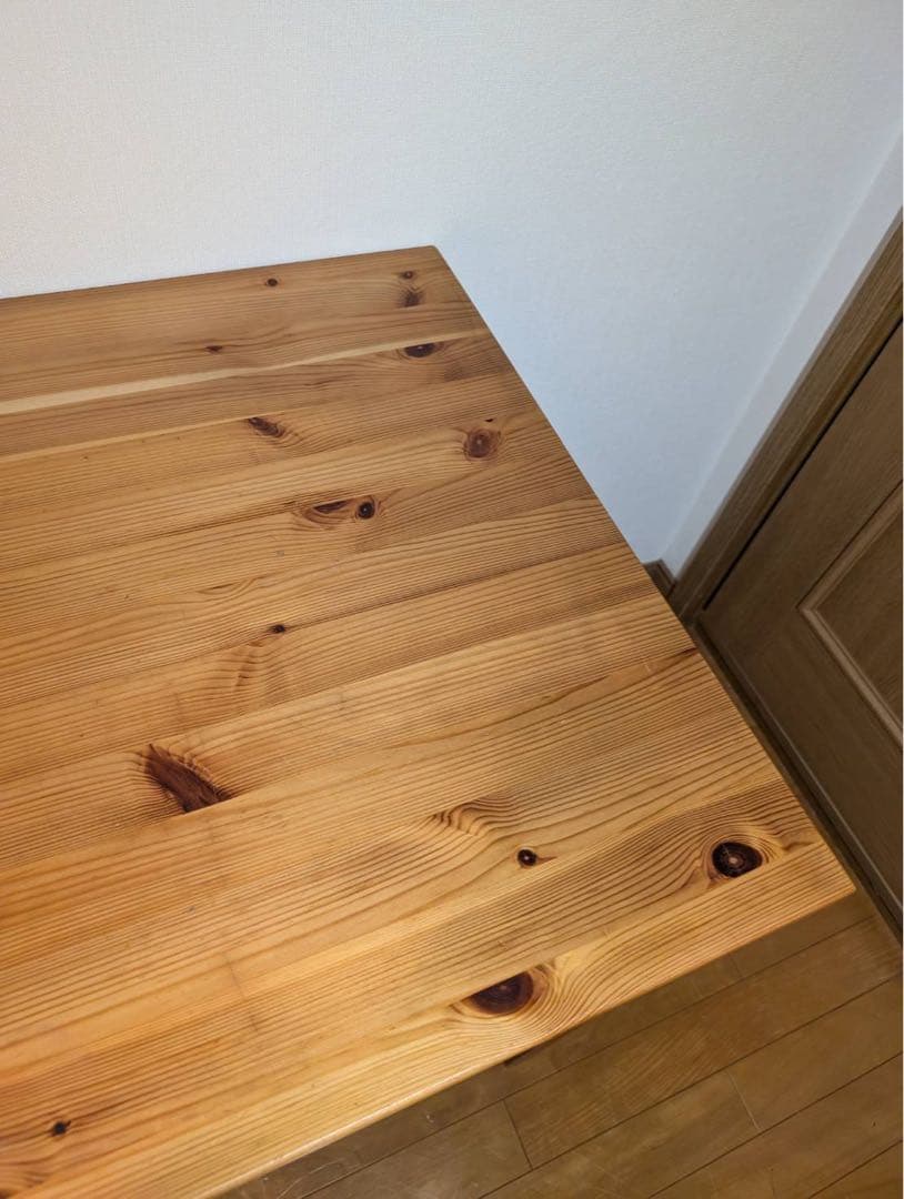 ■送料込■無印良品 ドレッサー パイン材 デスク コスメ台 化粧 鏡 卓上ミラー