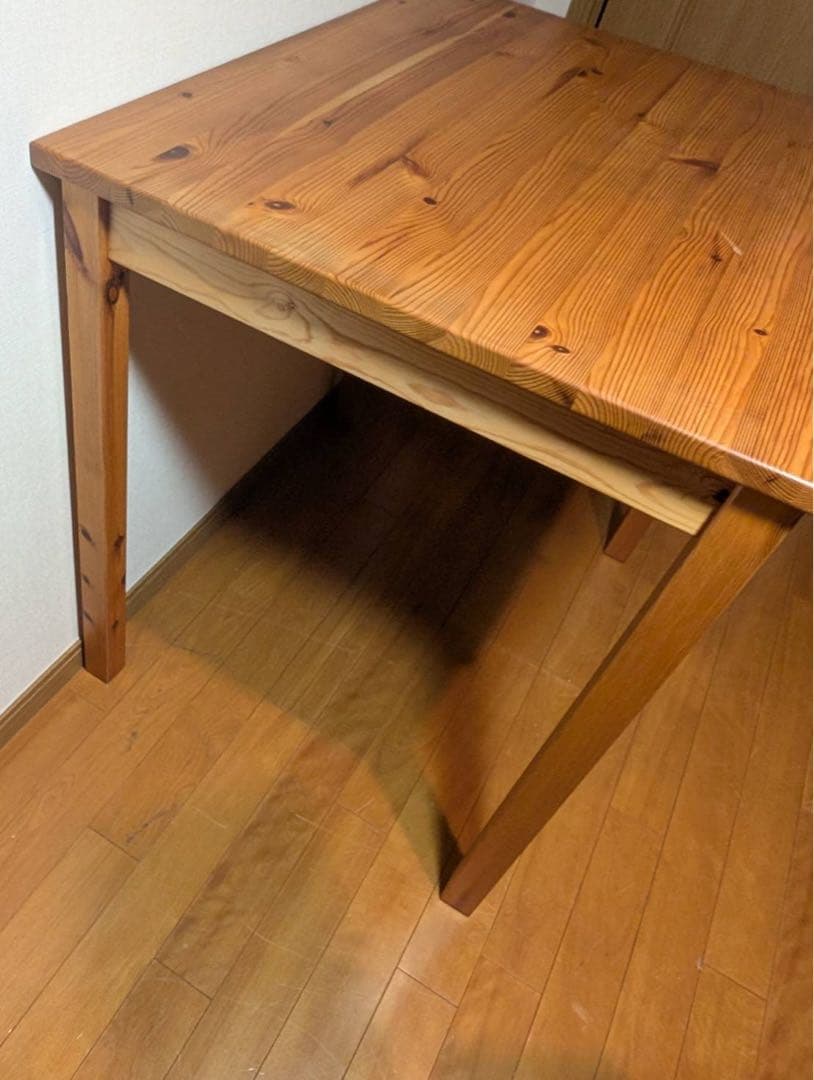 ■送料込■無印良品 ドレッサー パイン材 デスク コスメ台 化粧 鏡 卓上ミラー