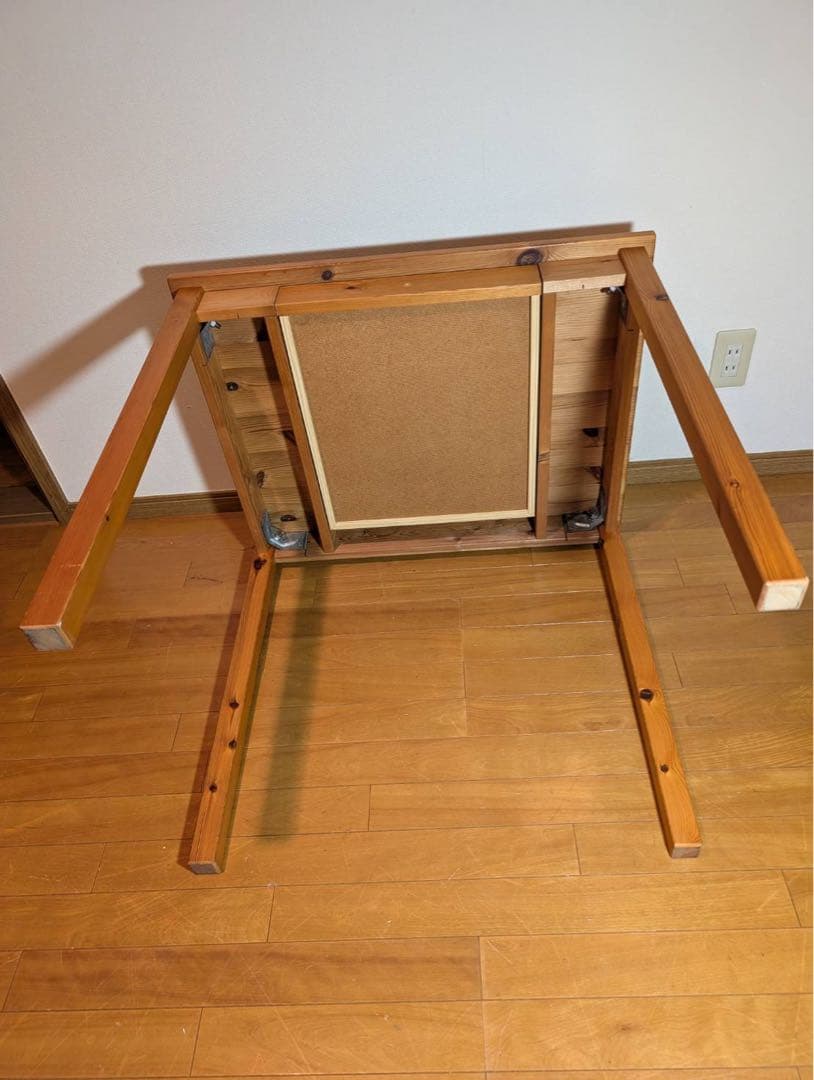 ■送料込■無印良品 ドレッサー パイン材 デスク コスメ台 化粧 鏡 卓上ミラー