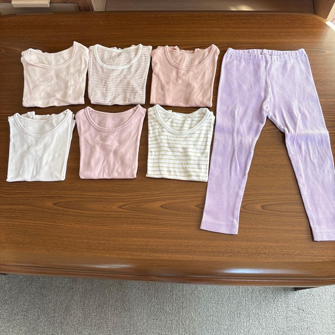 女の子服100サイズまとめ売り。トレーナー14点＆ズボン15点＆おまけ7点セット