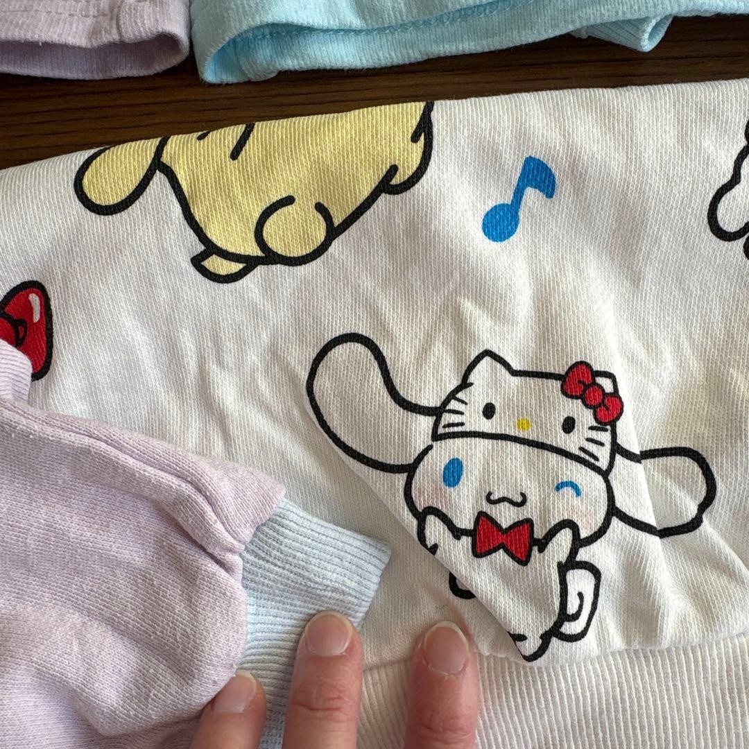 女の子服100サイズまとめ売り。トレーナー14点＆ズボン15点＆おまけ7点セット