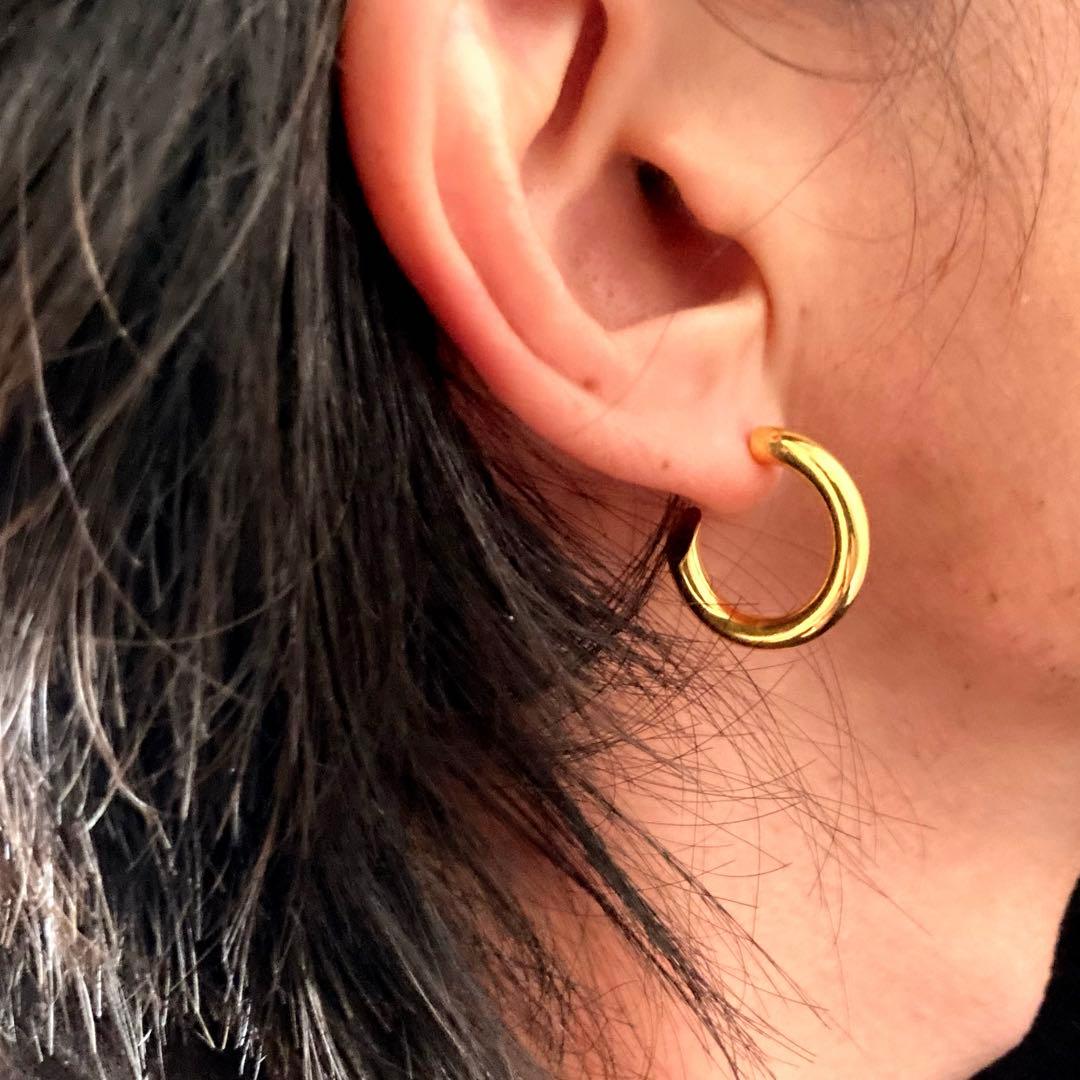 両耳　3.5×21mm シルバー925 18k ピアス 山田涼介