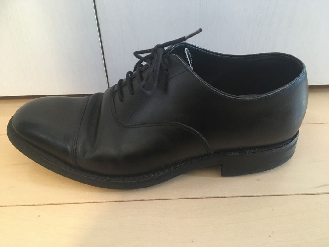 英国製紳士靴 ストレートチップ 黒 UK6.5F 25.5cm 冠婚葬祭ビジネス