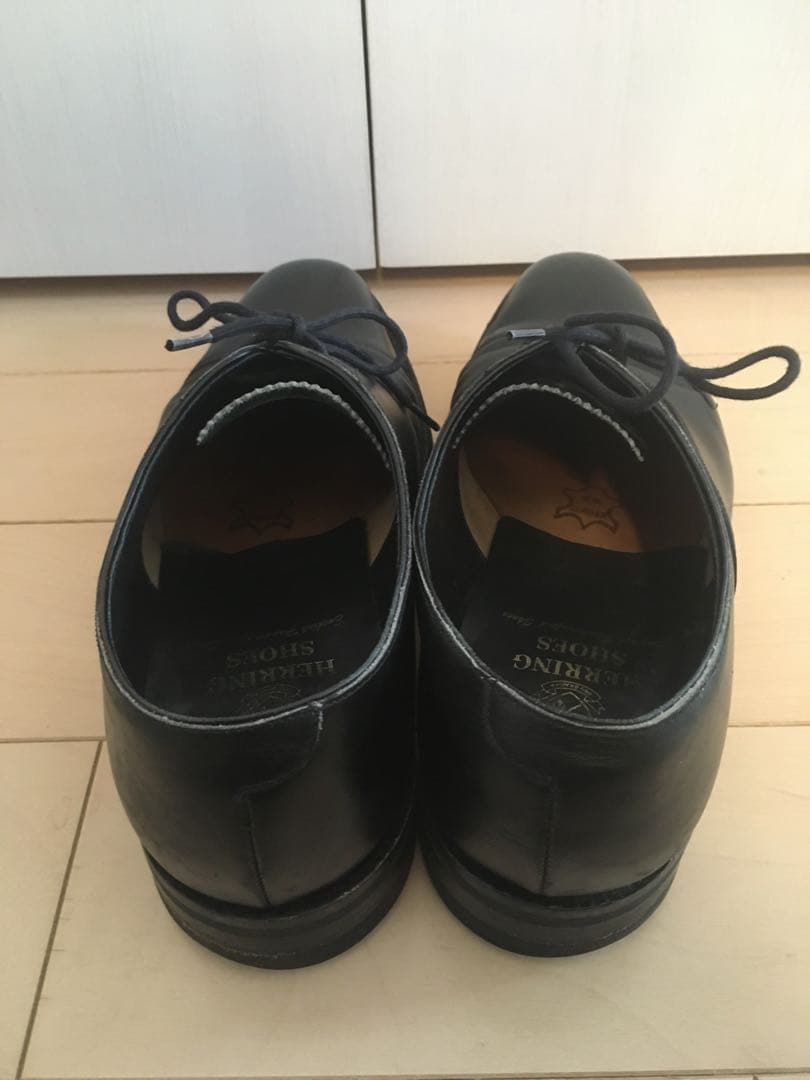 英国製紳士靴 ストレートチップ 黒 UK6.5F 25.5cm 冠婚葬祭ビジネス