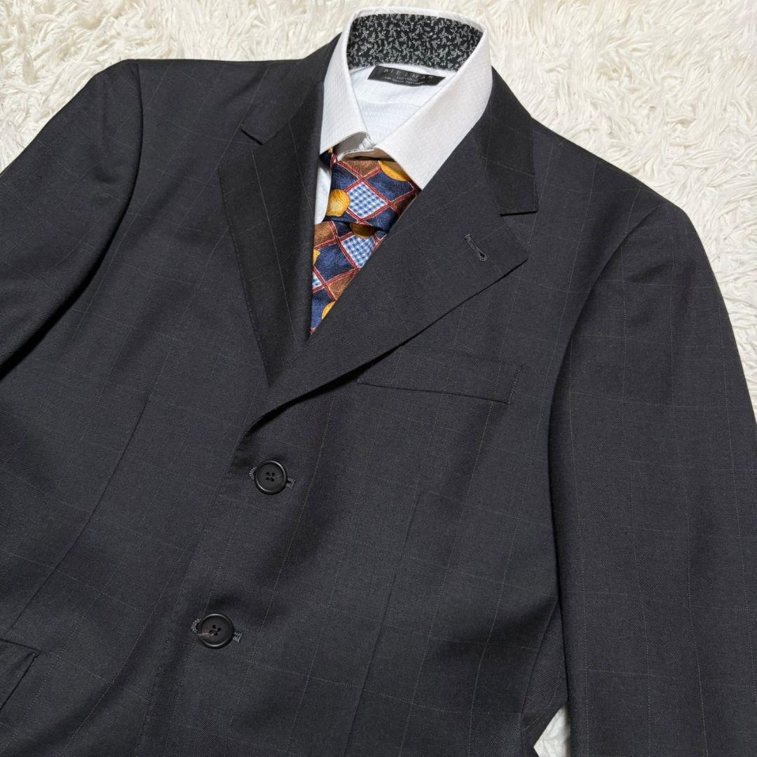 美品 ポールスミス スーツ セットアップ デルフィノ生地 チェック