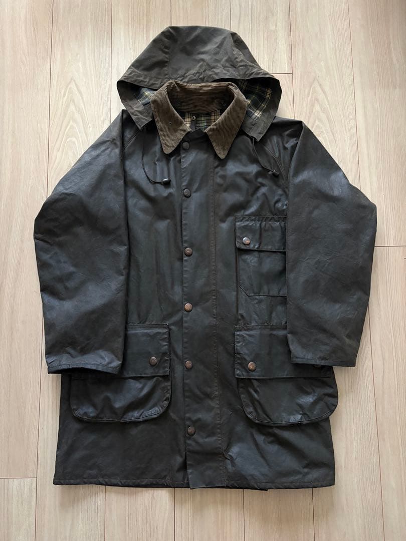 1983年Barbour ソルウェイジッパー　solway zipperフード付