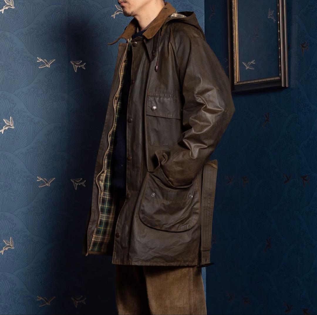 1983年Barbour ソルウェイジッパー　solway zipperフード付