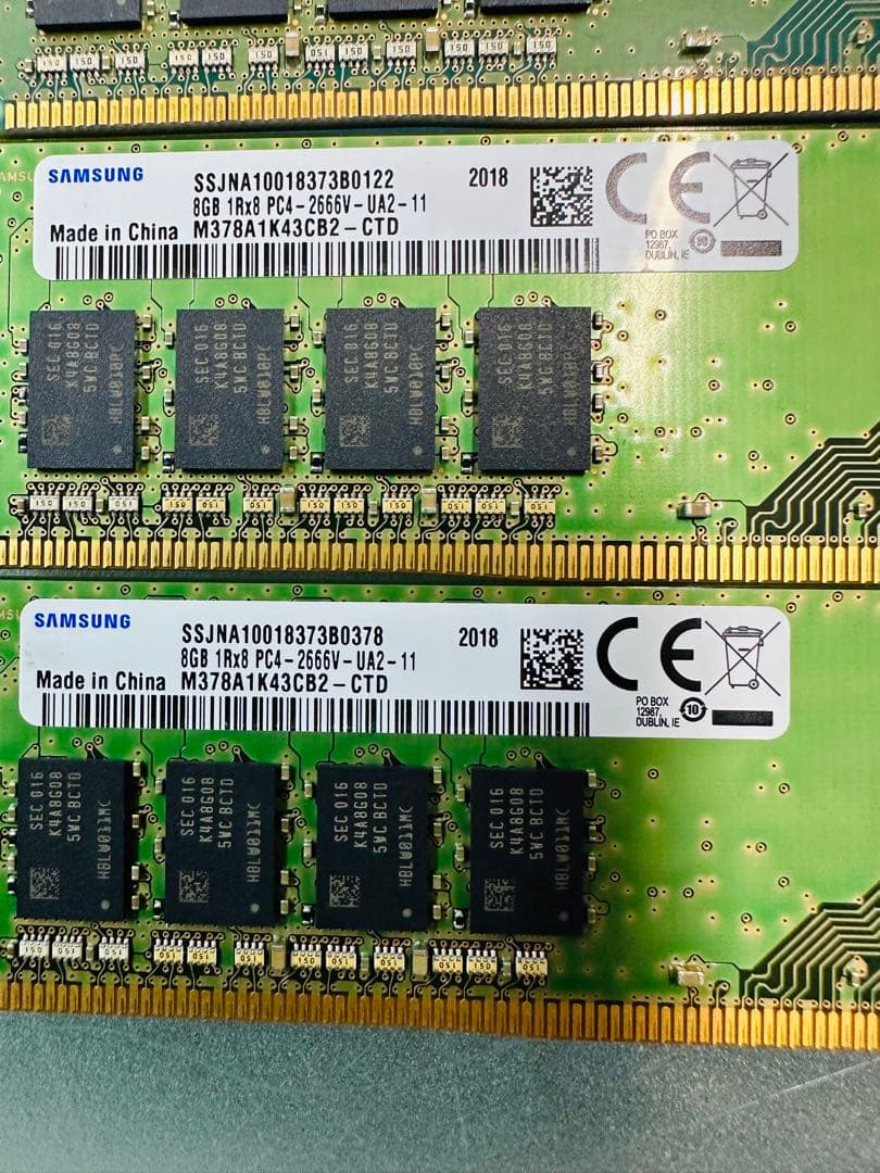 21. 各社DDR4　32GB　（8GB*4）
