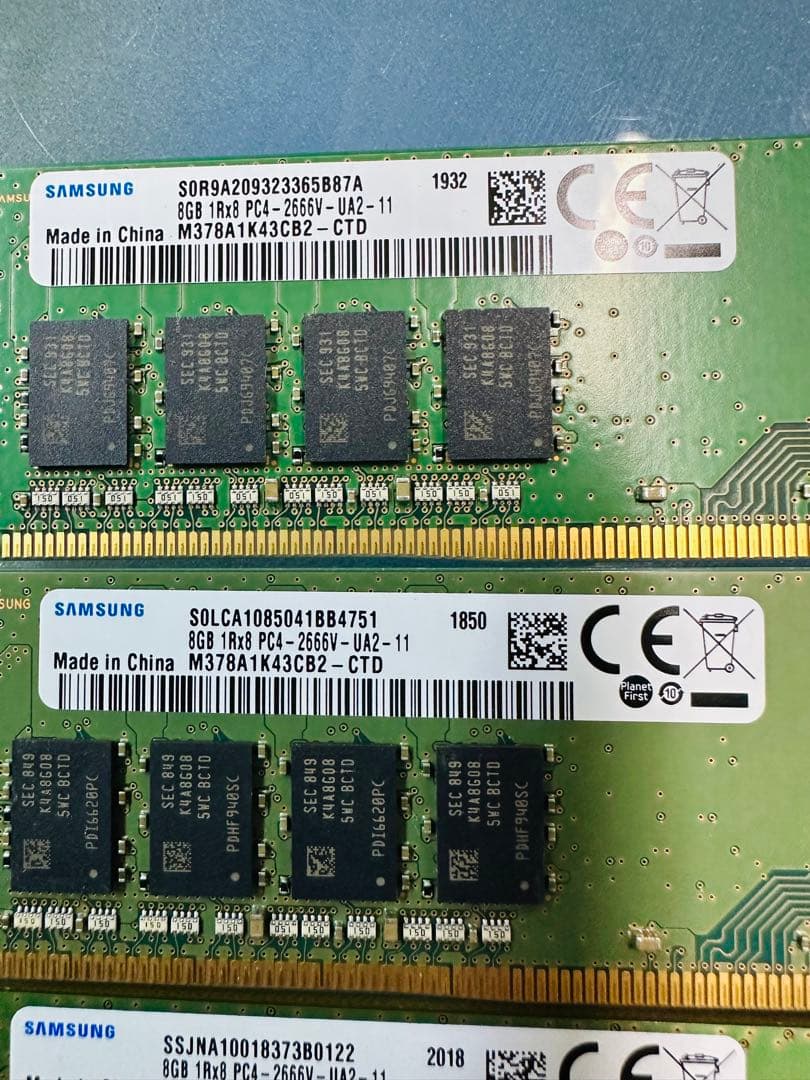 21. 各社DDR4　32GB　（8GB*4）