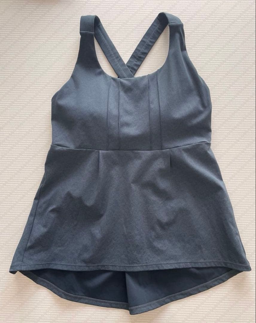 【SUKALA】デニムクロスタンクトップ〈L〉＆レギンス〈M〉