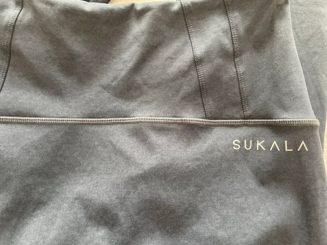 【SUKALA】デニムクロスタンクトップ〈L〉＆レギンス〈M〉