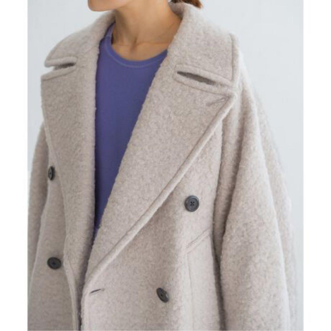 イエナ　IENA ループインレイショートコート　38 ナチュラル