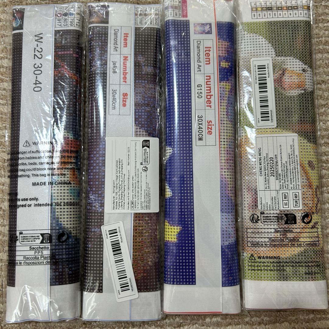 ダイヤモンドアートキット　まとめ売り 11点 おまけあり　動物　多め