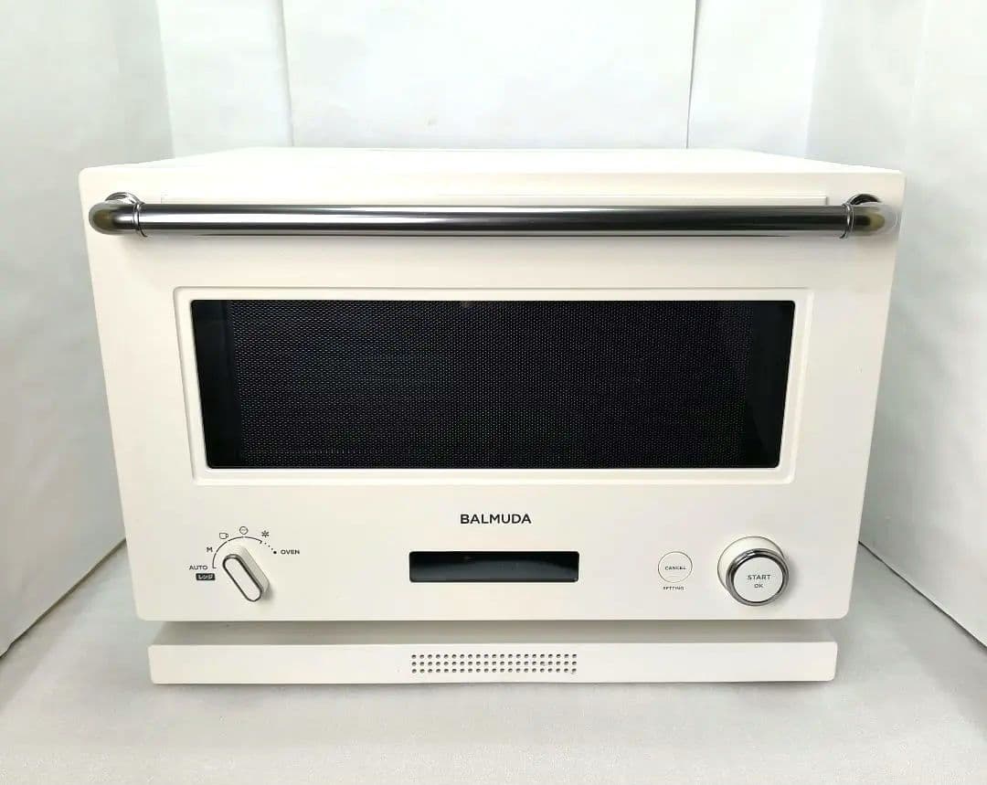 23年製 最新式　バルミューダデザイン　オーブンレンジ　K09A-WH