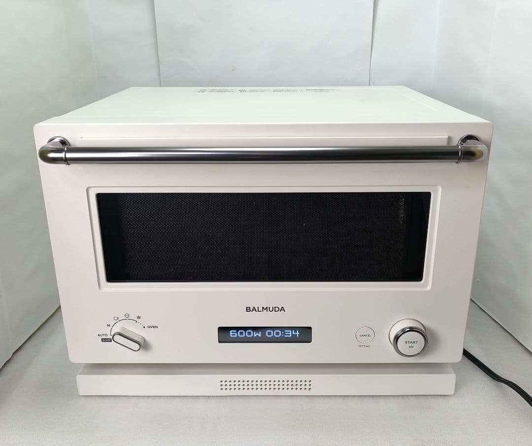 23年製 最新式　バルミューダデザイン　オーブンレンジ　K09A-WH