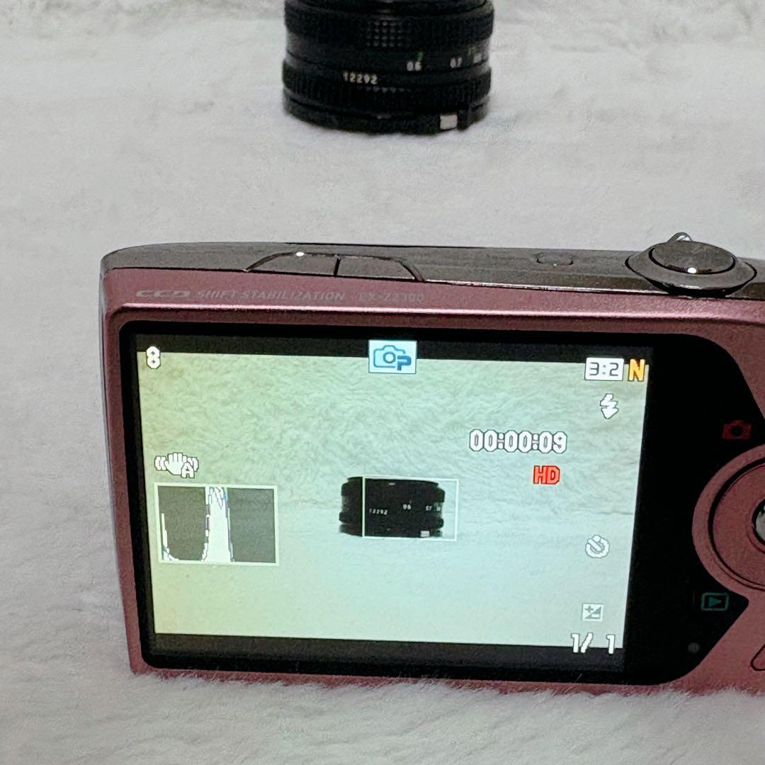 【美品】CASIO EX-Z2300 ピンク コンパクトデジタルカメラ 動作品