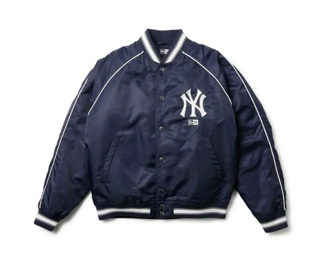 【美品】 NEW ERA ナイロンバーシティージャケット NY XXL