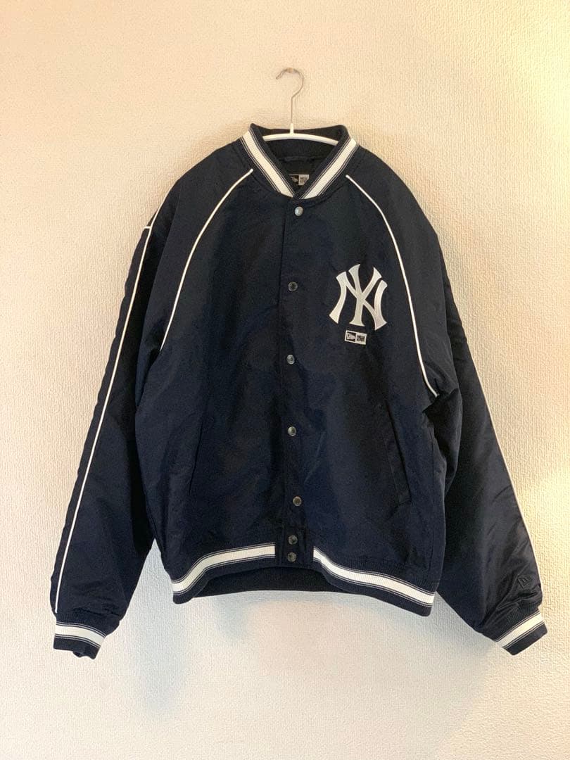 【美品】 NEW ERA ナイロンバーシティージャケット NY XXL