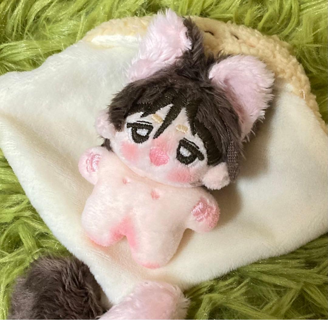 自作ぬいぐるみ・口を開けた子