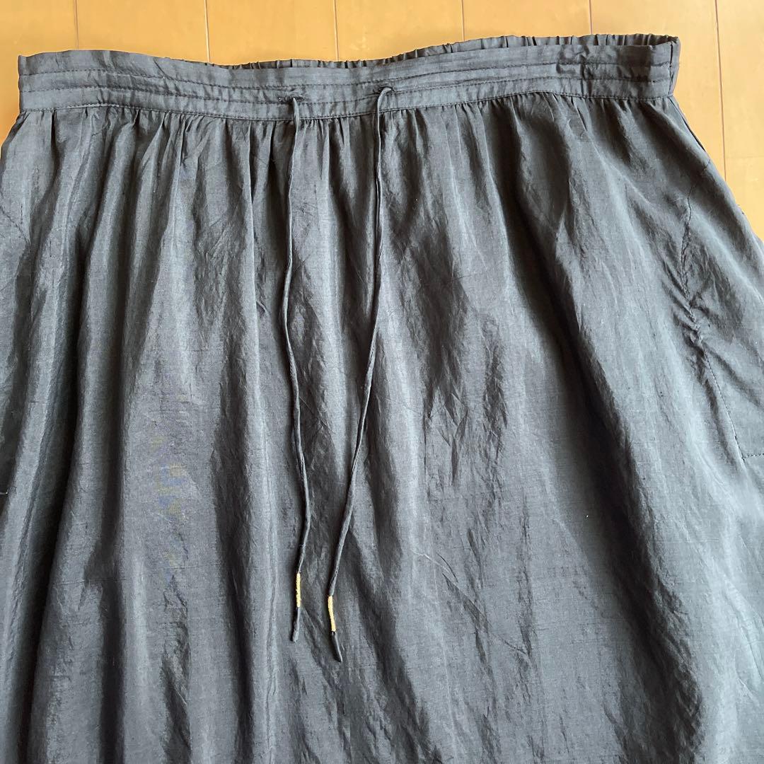 HOUSE OF LOTUS サルエルパンツ　裾刺繍　シルク100%