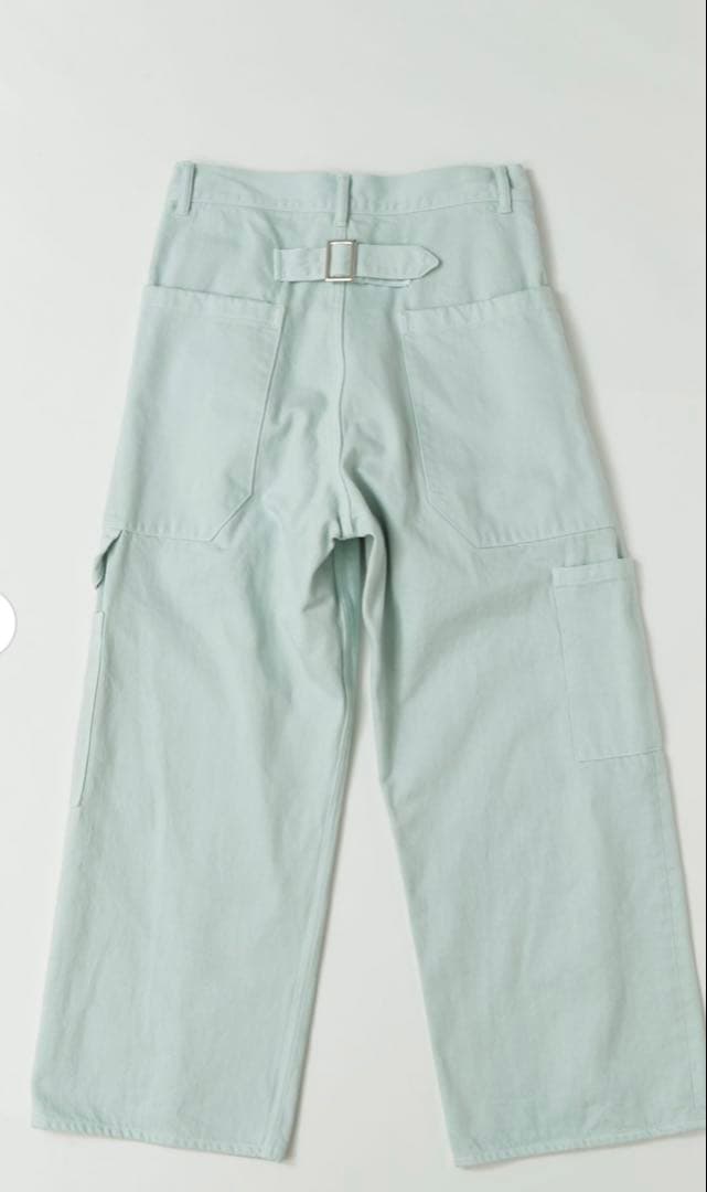 humoresque ペインターパンツ　デニム ミントグリーン