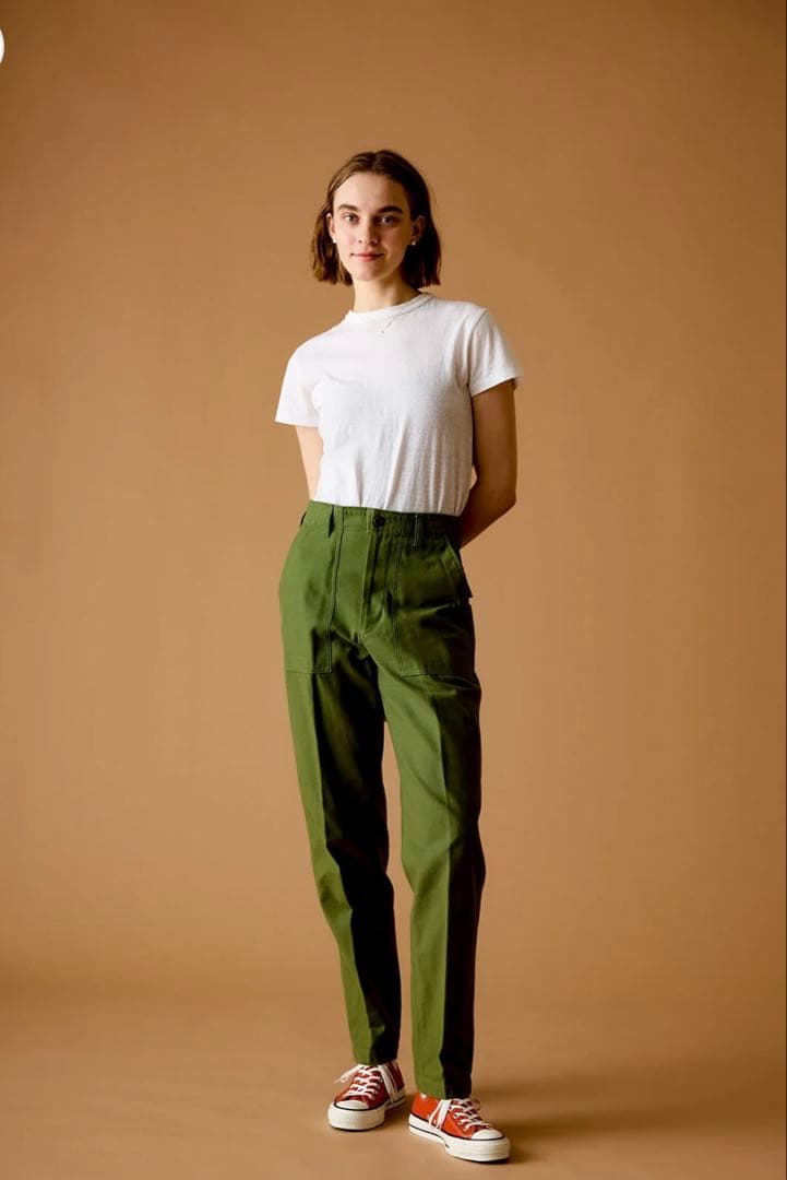 THE SHINZONE ベイカーパンツ カーキ 40 シンゾーン ミリタリー