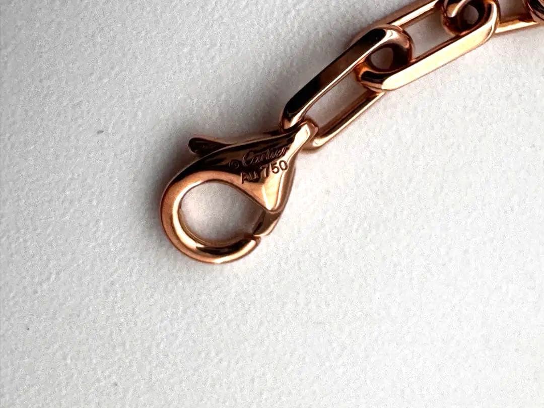 Cartier サントスネックレススモール　ピンクゴールド【4コマ足し】