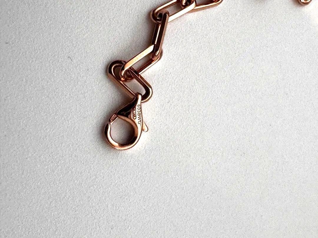 Cartier サントスネックレススモール　ピンクゴールド【4コマ足し】