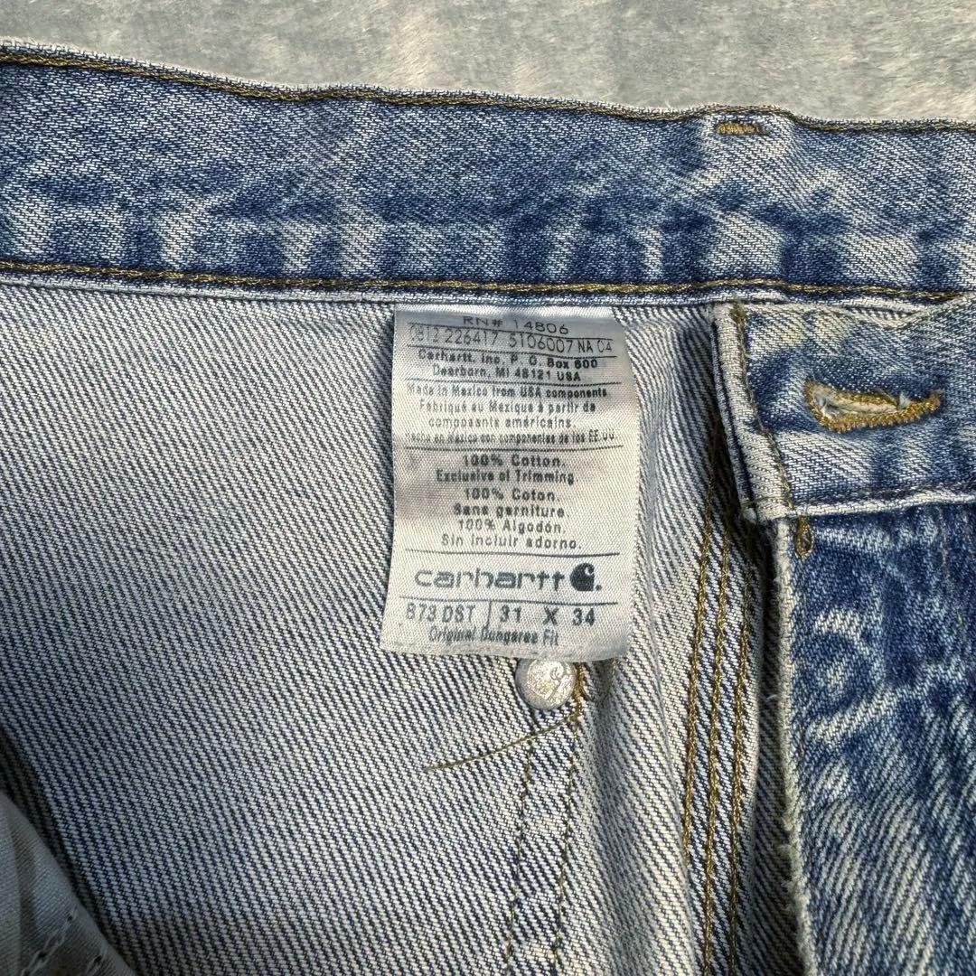 carhartt デニム ダブルニーペインターパンツ アイスブルー W31