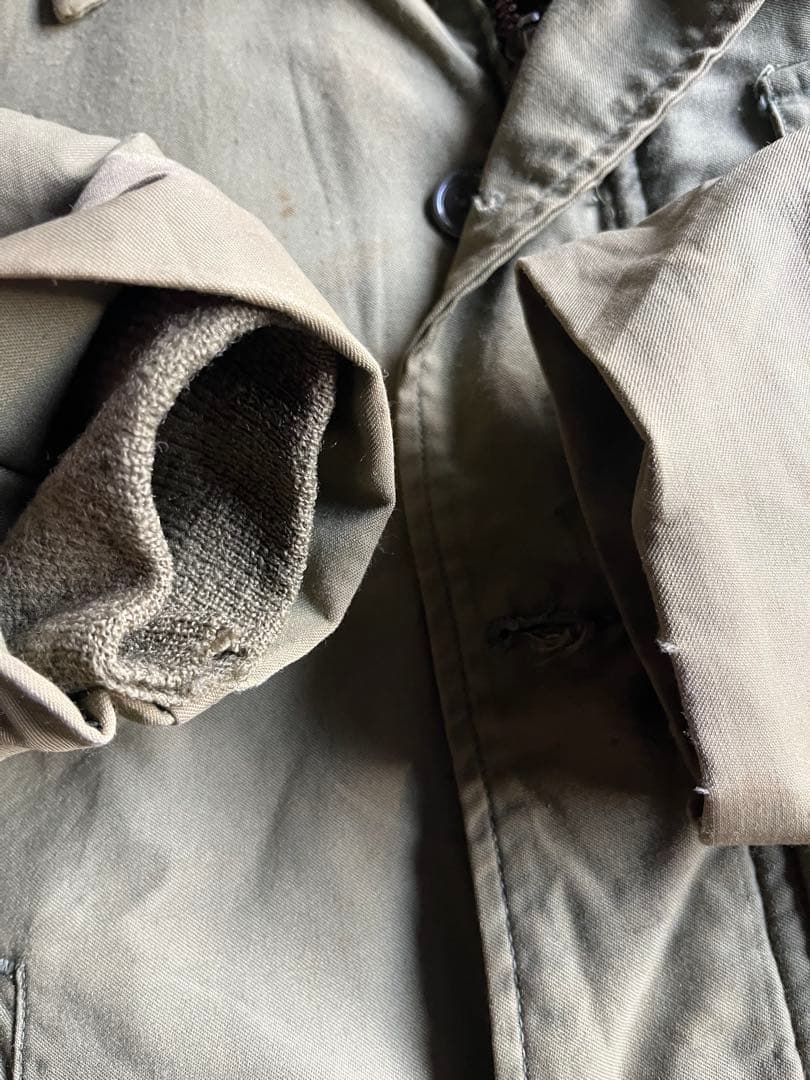 ビンテージ　80's usa A2 デッキジャケット　ミリタリー