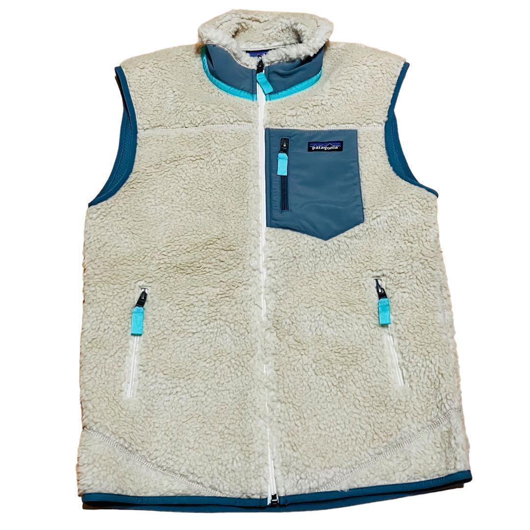 【162】Patagonia ベスト 23048 ベージュ Sサイズ