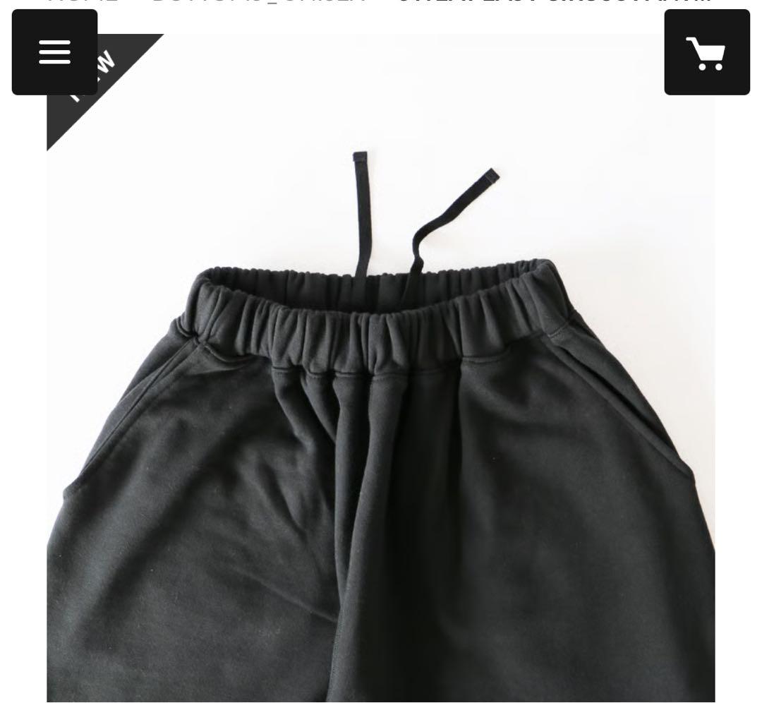 HARVESTY サーカスパンツ　黒　サイズ1