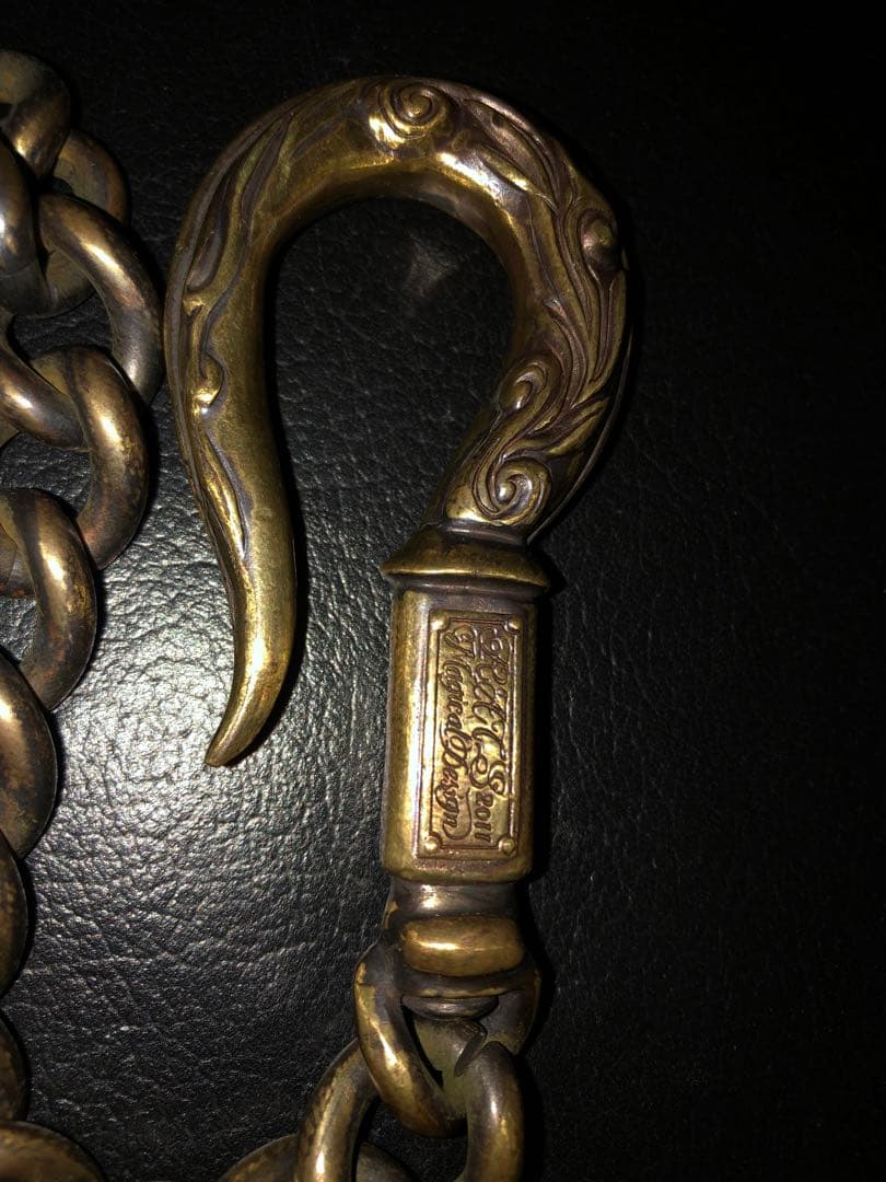 rats マジカルデザイン　ブラス　真鍮製　ウォレットチェーン