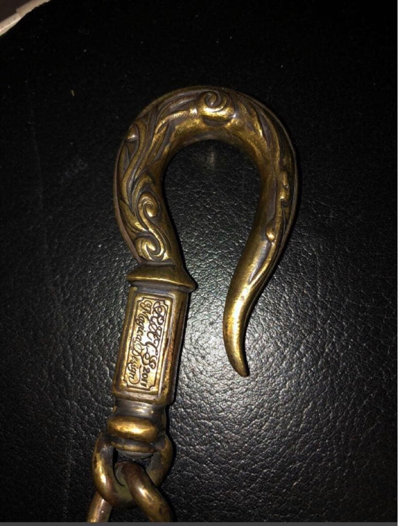 rats マジカルデザイン　ブラス　真鍮製　ウォレットチェーン