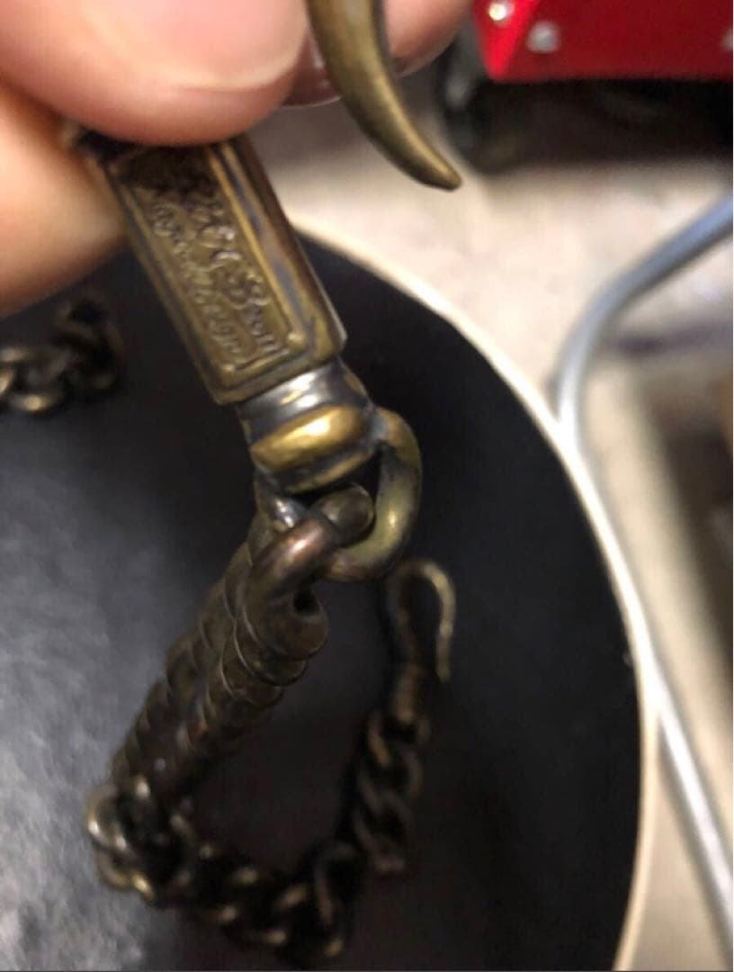 rats マジカルデザイン　ブラス　真鍮製　ウォレットチェーン