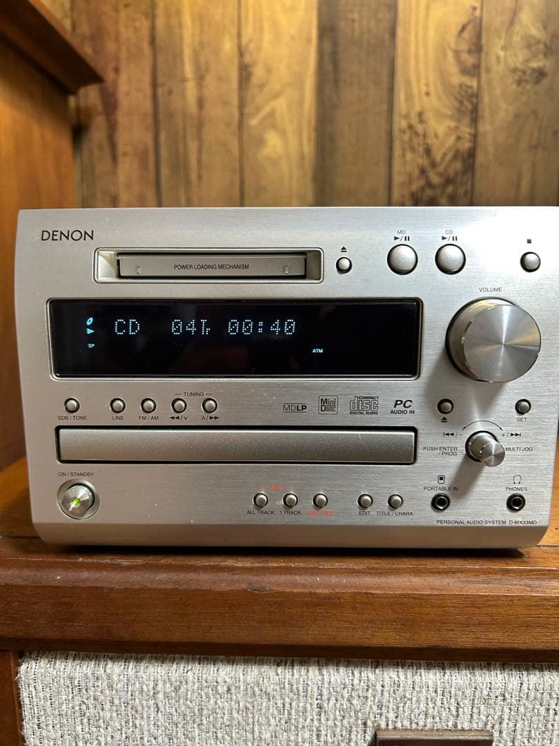 DENON D-MX33MD CD/MD ラピシア MXシリーズ