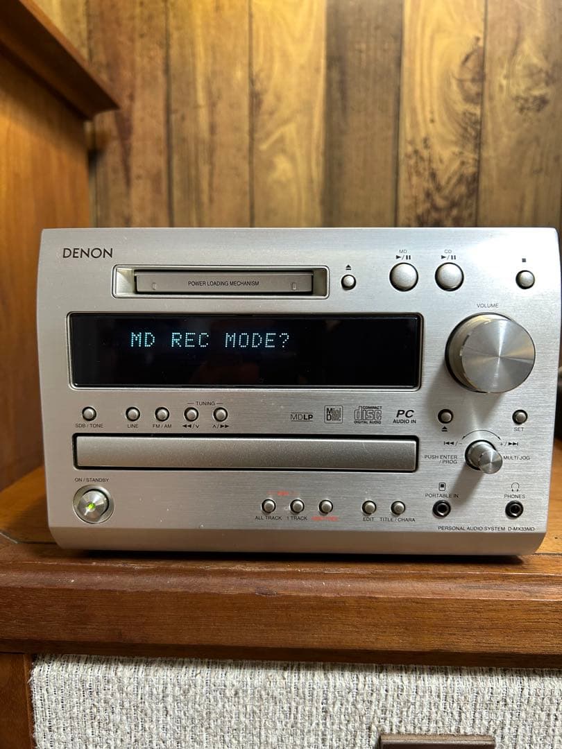 DENON D-MX33MD CD/MD ラピシア MXシリーズ