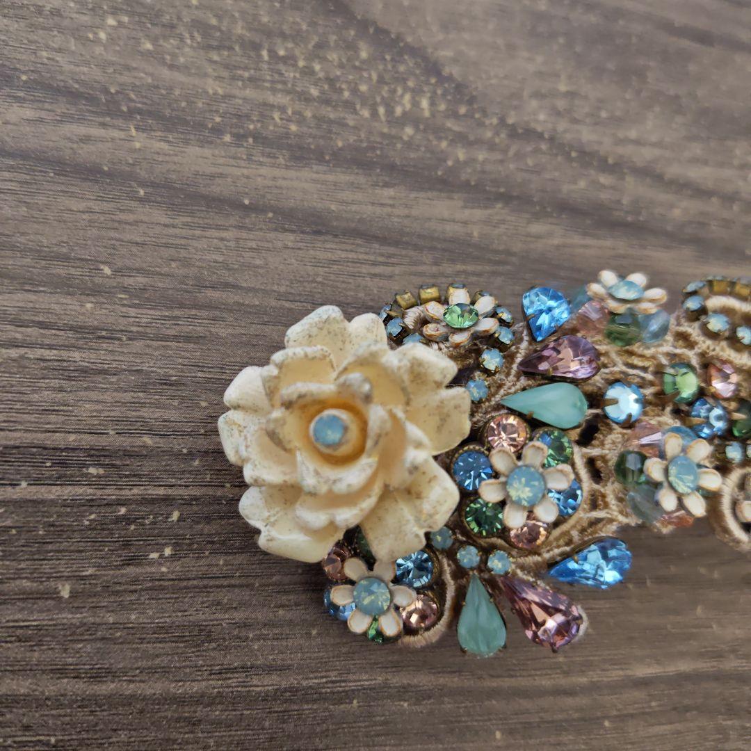 【匿名配送・保証書付・1-2度使用のみ】ミハエルネグリン　レースバレッタ