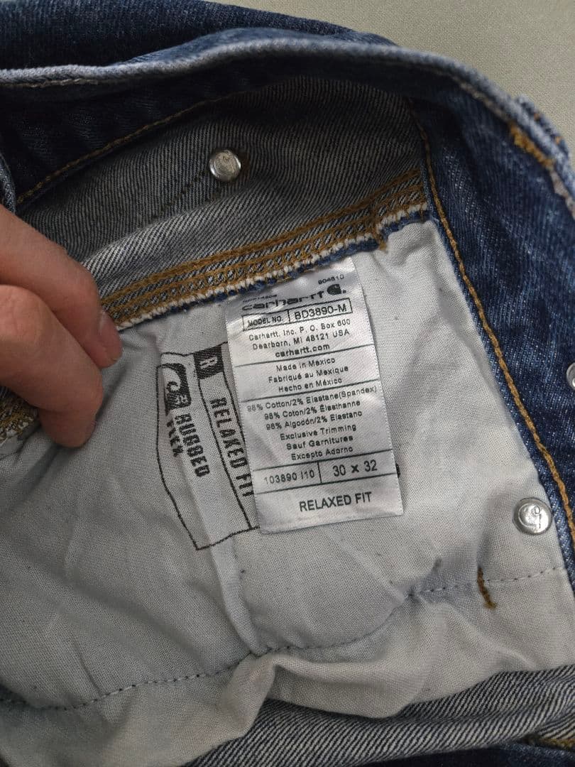 Carhartt カーハート ダブルニー デニム RELAXED W30L32