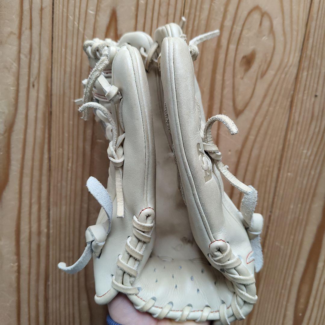 SSK 軟式 グローブ 外野用 型付け済み 小指2本 キャメル 高校野球対応