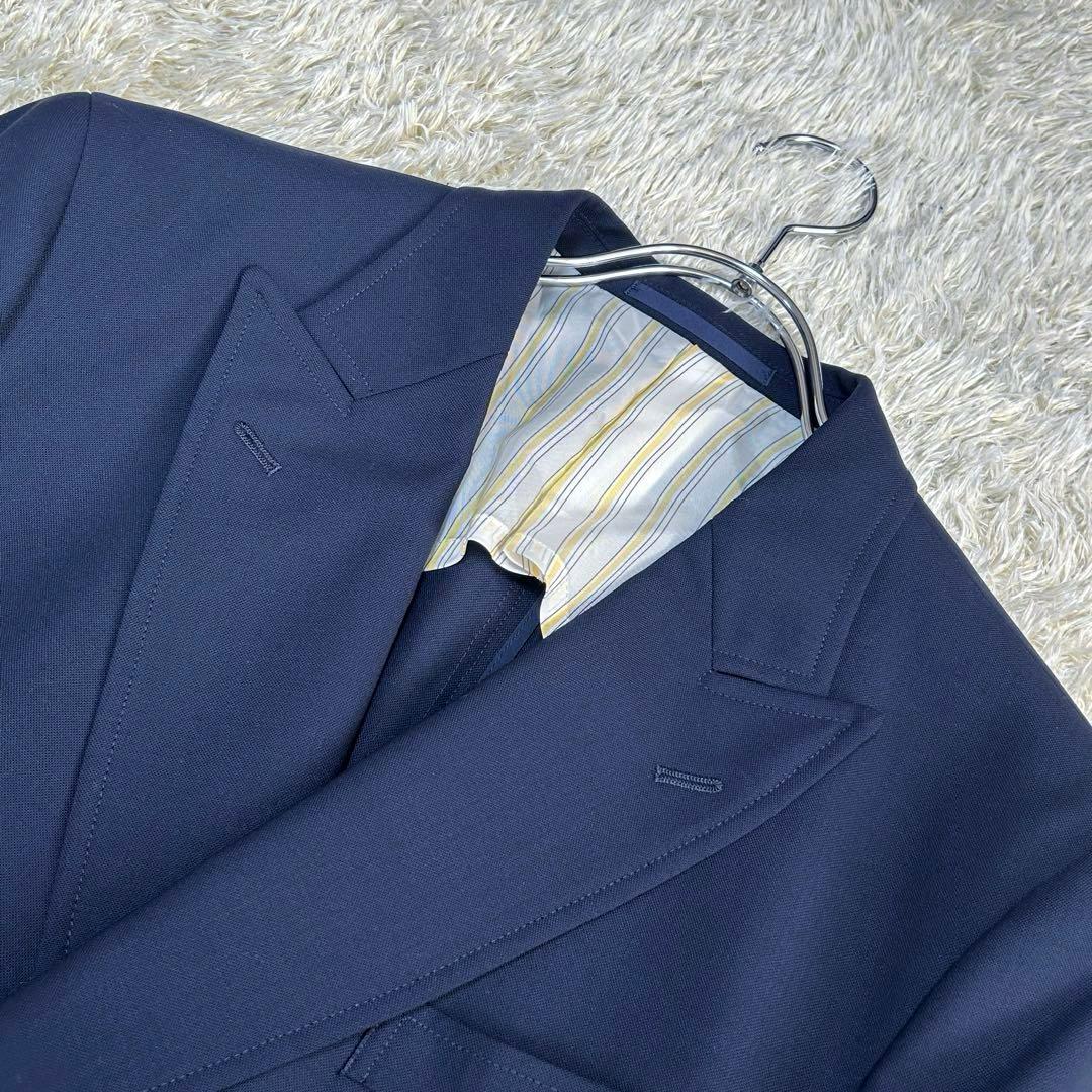 【現行 極美品 martin】マッキントッシュ　紺ブレ　金ボタン　ストレッチ