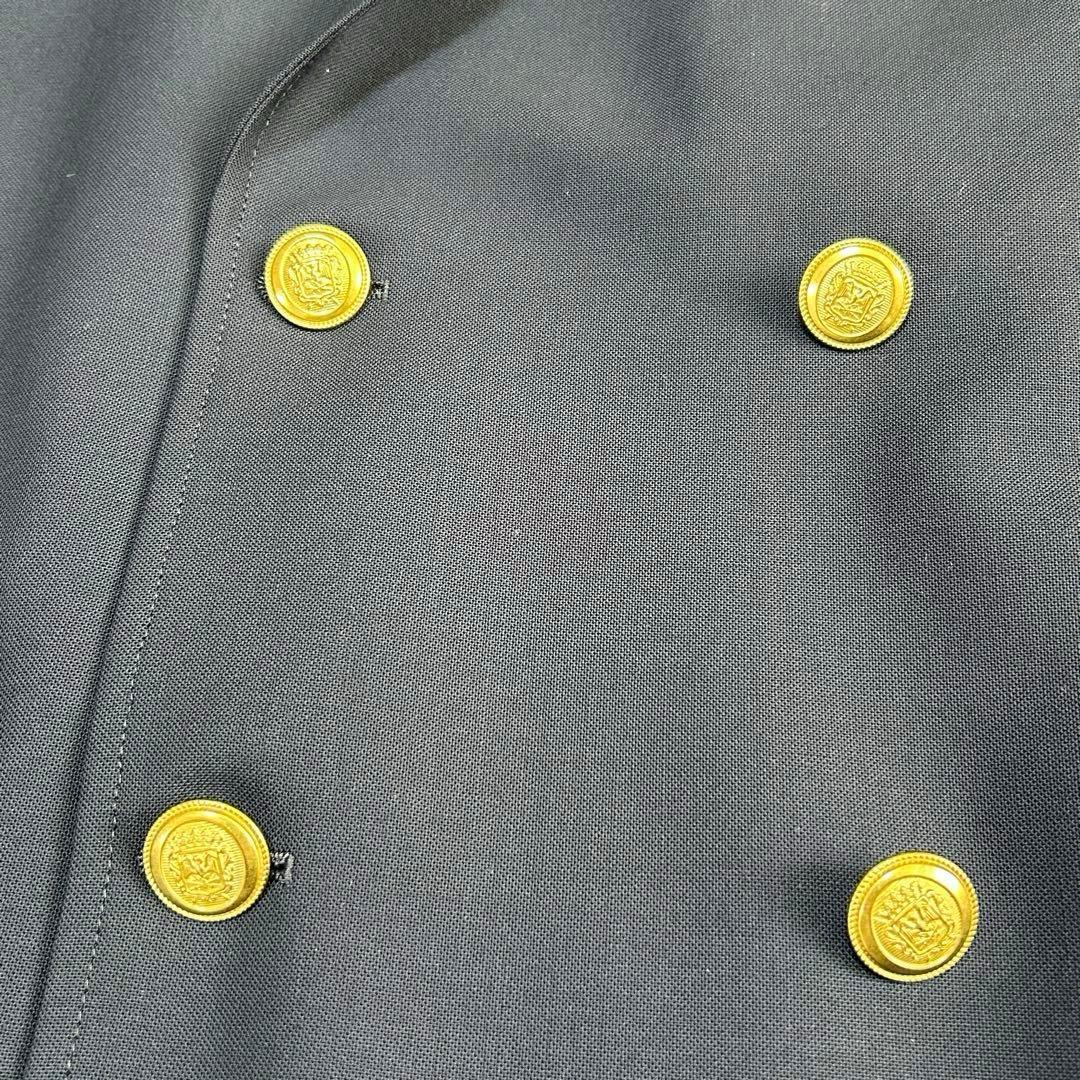 【現行 極美品 martin】マッキントッシュ　紺ブレ　金ボタン　ストレッチ